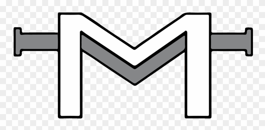 V Muscle Stick - Line Art Clipart