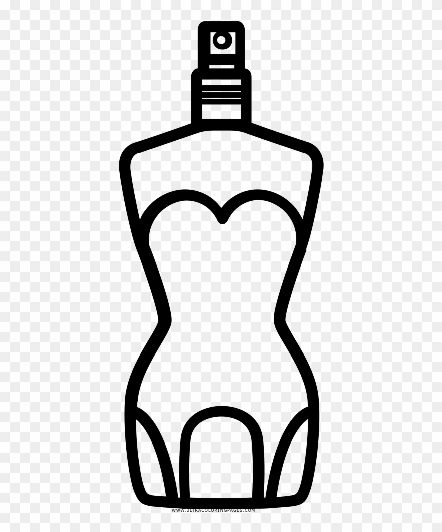 Perfume Coloring Page Clipart