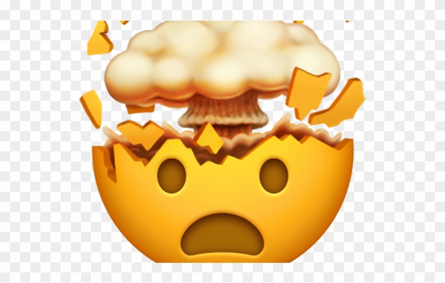 Gambling Beer Face Emoji - Mind Blown Emoji Clipart