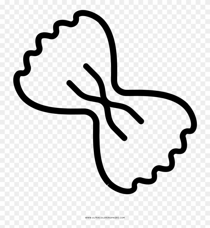 Pasta Coloring Page - Special Price Symbol Clipart