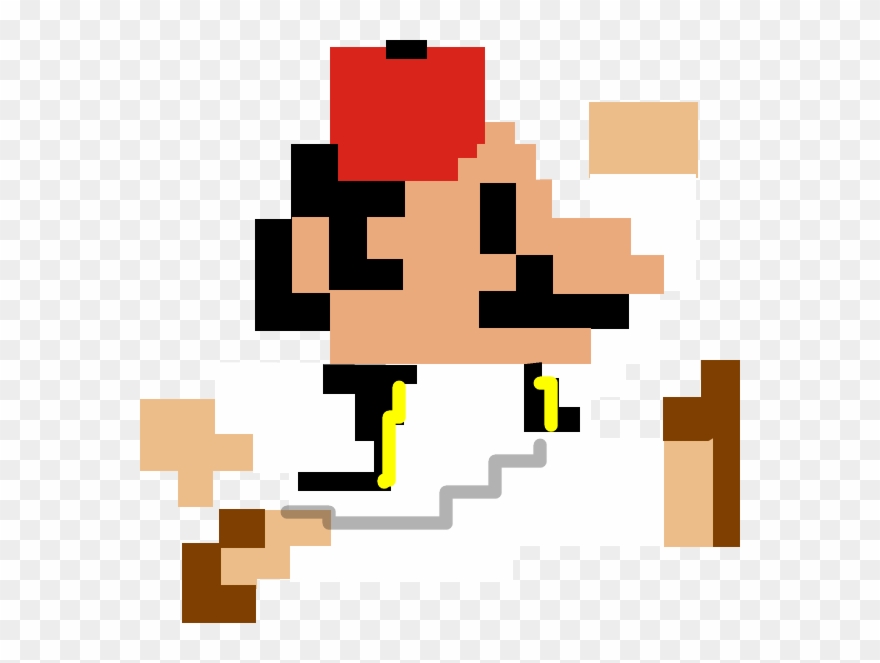 Pixel Art - Super Mario Bros Nes Sprite Clipart