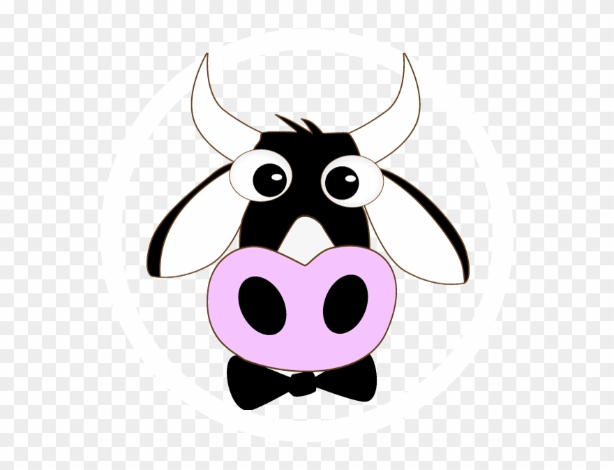 Tuxedo Cow Clipart