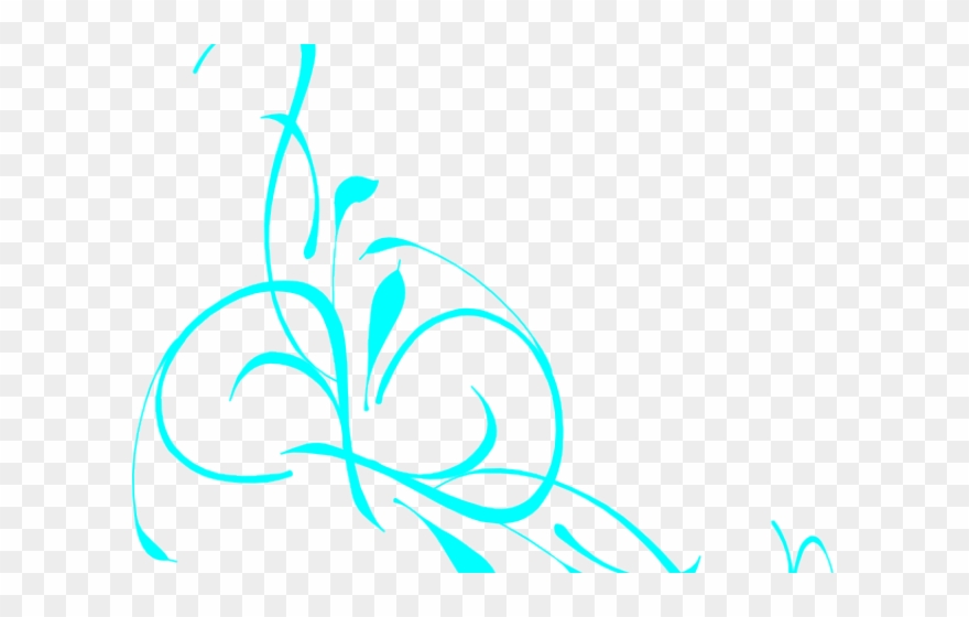 Tiffany Blue Cliparts - Vine Clip Art - Png Download