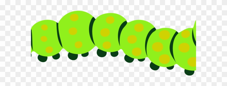 Inchworm Clipart Butterfly Caterpillar - Caterpillar Transparent - Png Download