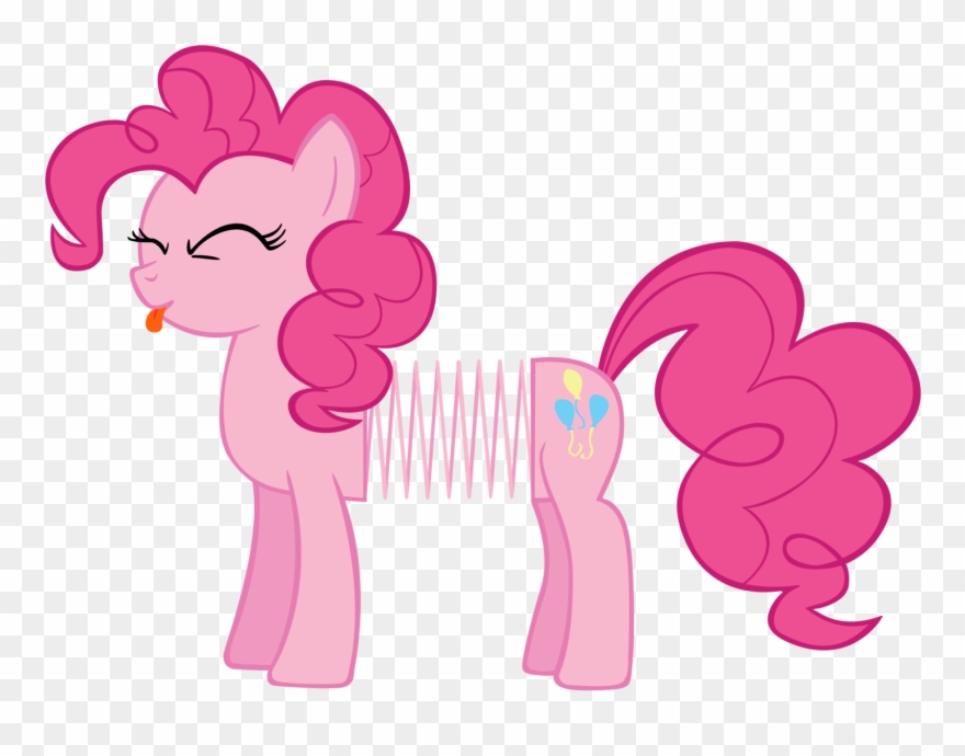 Slinky Pinkie - Pinkie Pie Friendship Is Magic Clipart