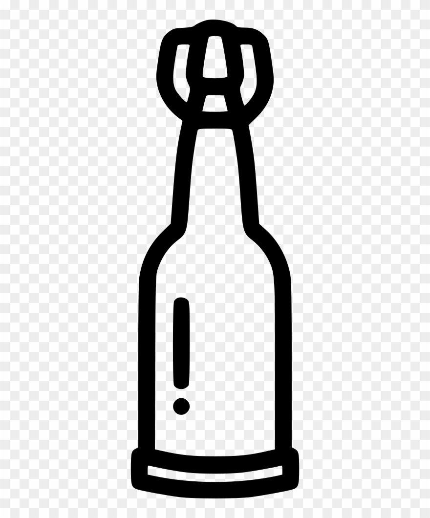 Beer Bottle Alcohol Beverage Comments - Sign Clipart