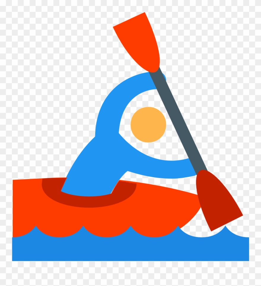 Canoe Slalom Canoeing And Kayaking Clip Art - Png Download