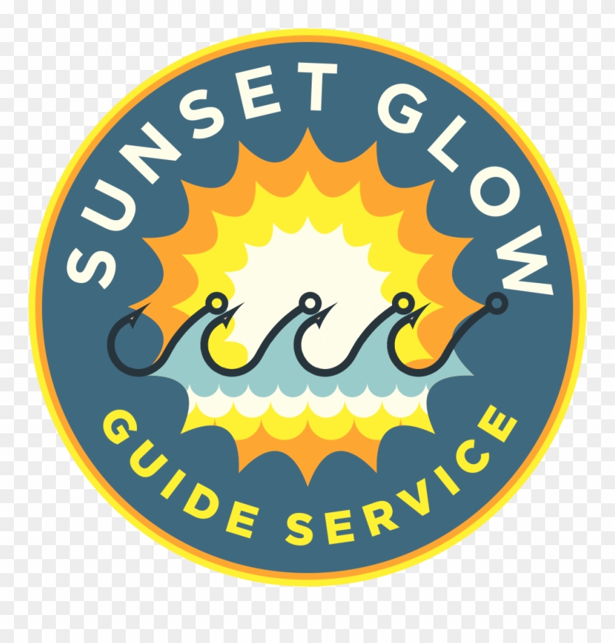Sunset Glow Guide Service - Emblem Clipart