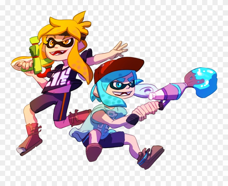 Squid Kids - Cartoon Clipart
