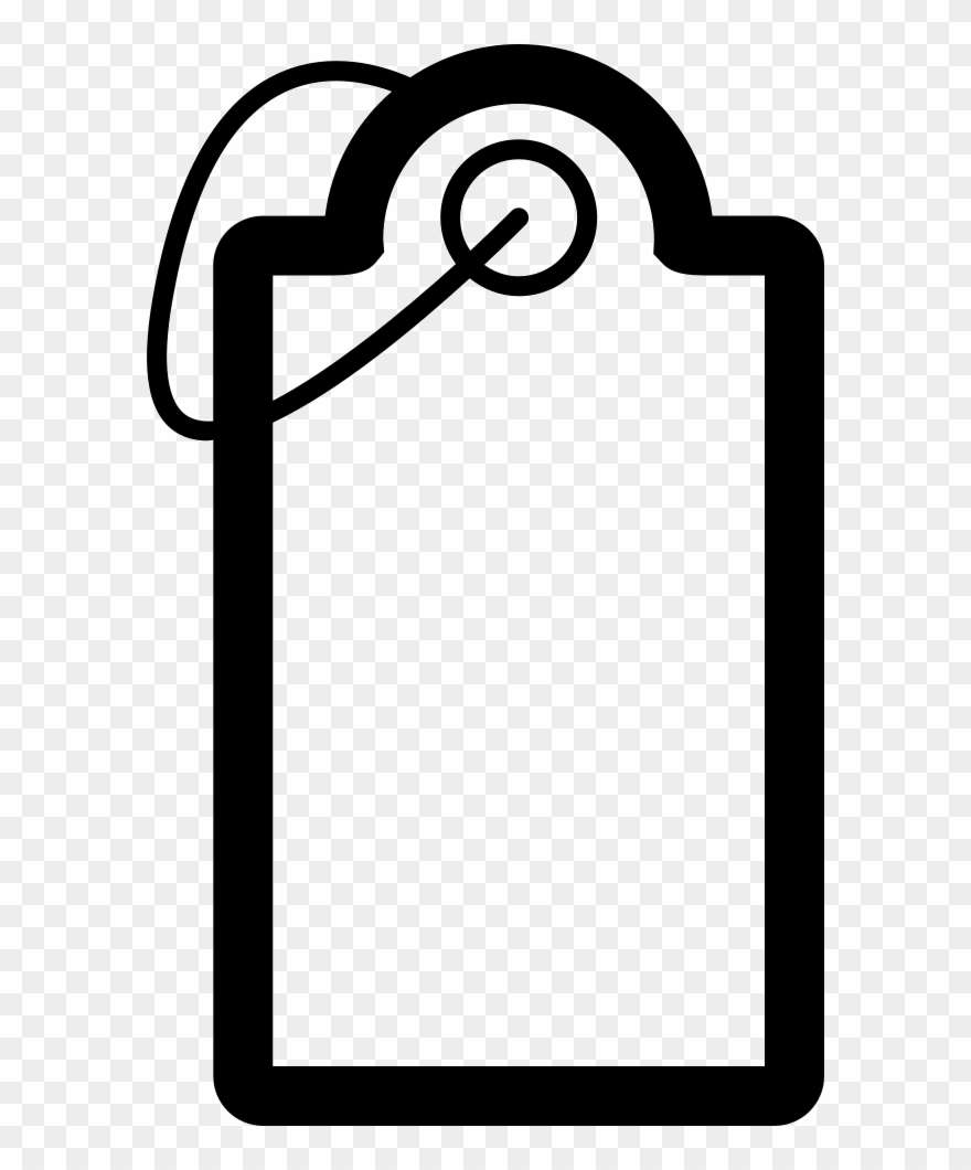 Png File - Tag With String Svg Clipart