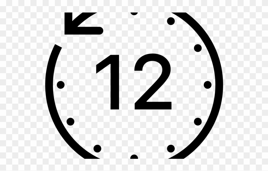 Drawn Clock Circular - Countdown Clock Icon Free Clipart