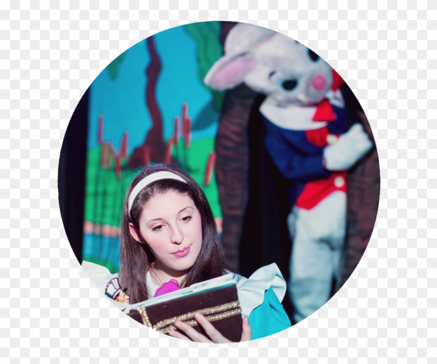 Alice In Wonderland Clock Png - Girl Clipart