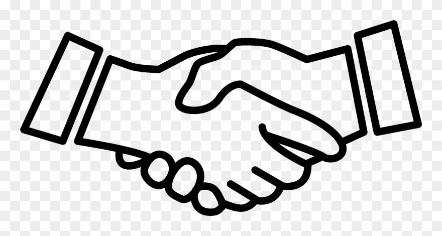 Handshake Clipart Transparent - Apreton De Manos Vector - Png Download