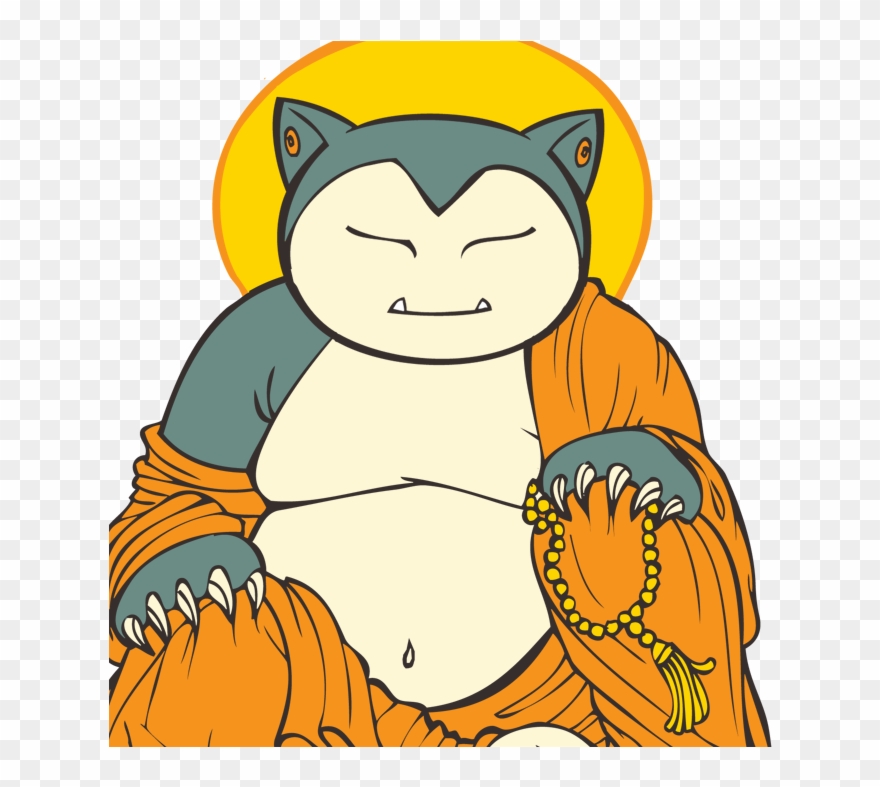 Snorlax Buddha Clipart