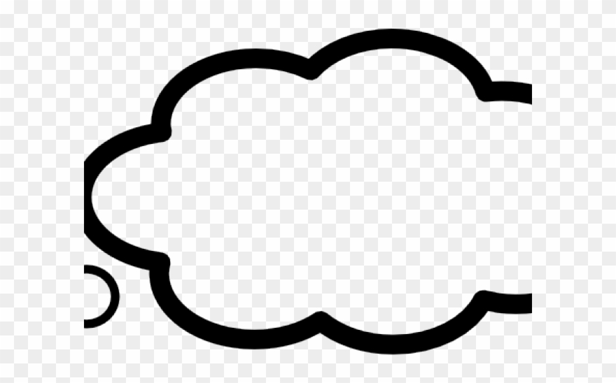 Think Clipart - Thought Bubble Creative Commons - Png Download