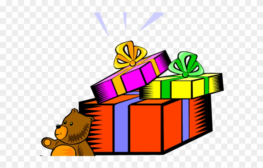 Toy Clipart Toy For Tots - Cadeaux De Noel Cartoon - Png Download