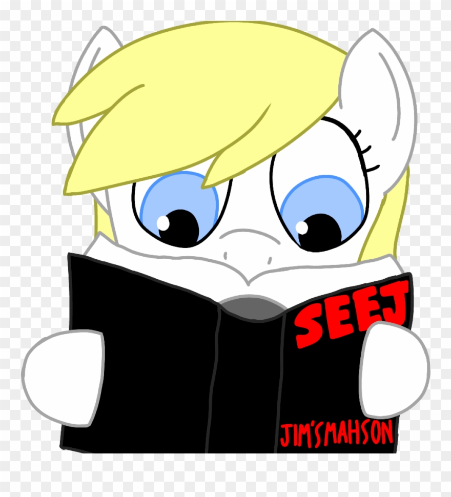 Anonymous, Book, Drawthread, Looking Down, /mlpol/, - Cartoon Clipart