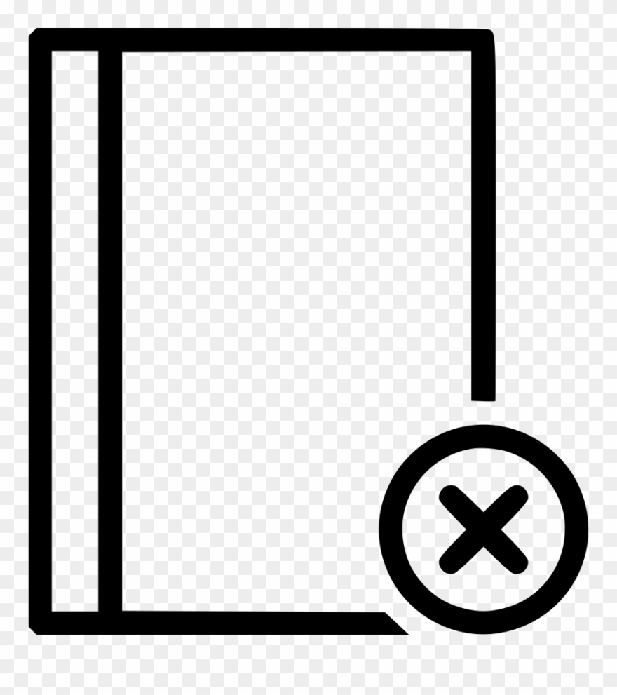 Book Remove Read Notebook Delete Comments Clipart