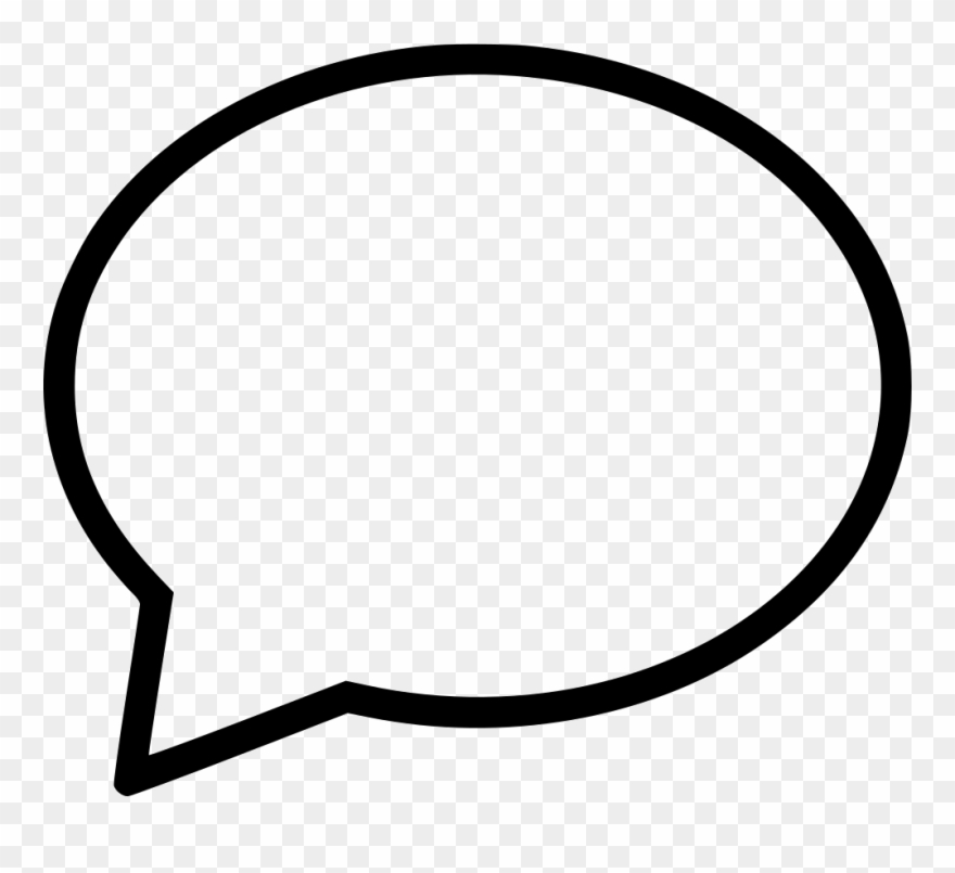 Speach Bubble Png - Circle Clipart