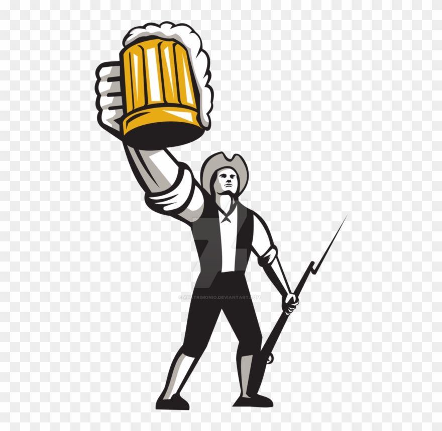 American Patriot Craft Beer Musket Bayonet By - Raising Beer Clipart