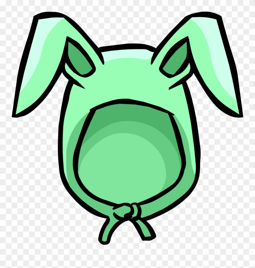 Green Bunny Ears - Sticker De Bad Bunny Clipart