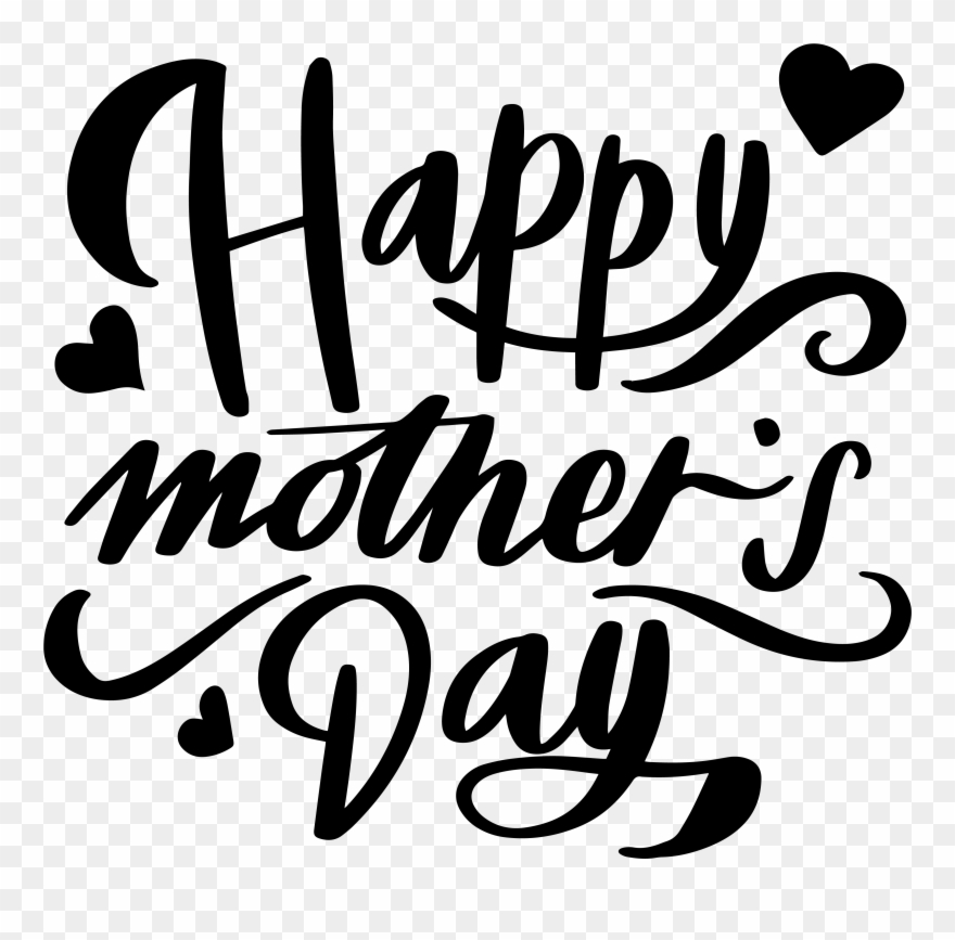 Happy Mother's Day - Calligraphy Clipart