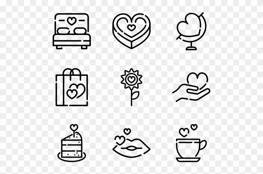 Valentines Day - Review Icon Transparent Background Clipart