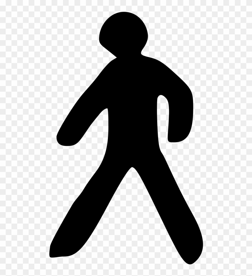 File - Fooßjänger - Svg - Clipart Pedestrian - Png Download