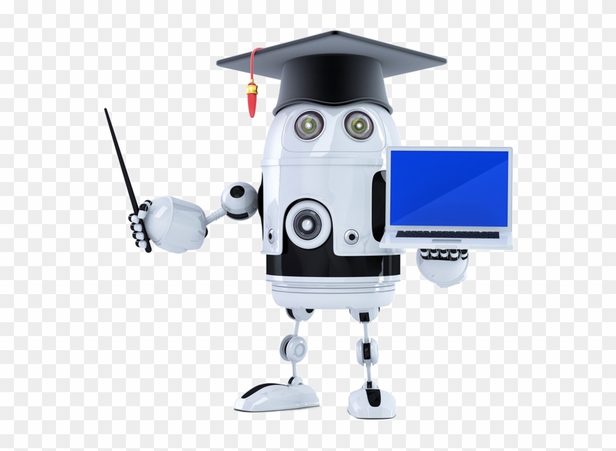 Compertus Edu Platform - Teaching Robot Clipart