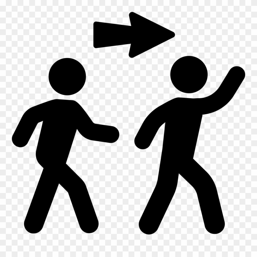 Training - Following A Leader Icon Clipart