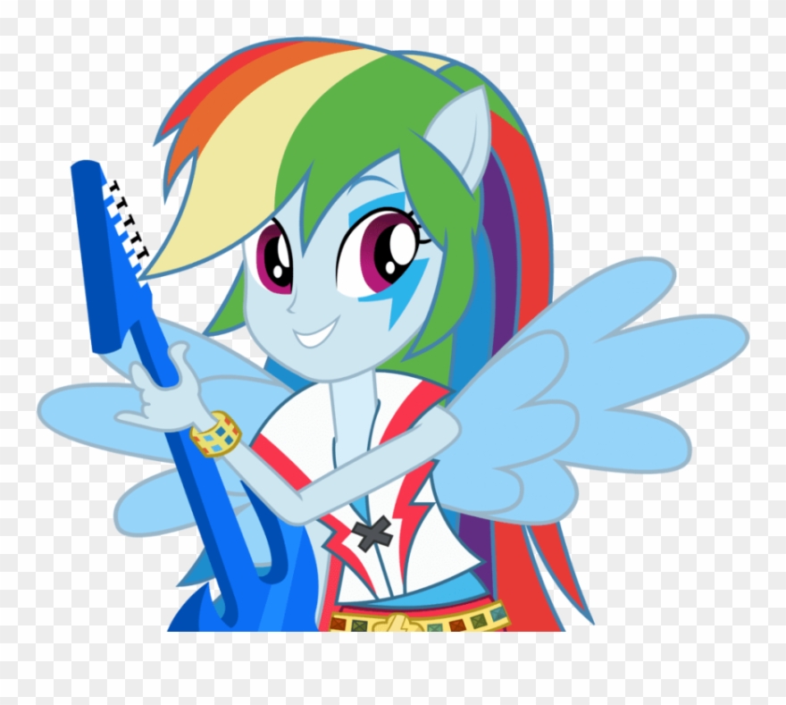 Free Png Download Rainbow Dash Equestria Girl Rainbow - Rainbow Dash Eg Rainbow Rocks Clipart
