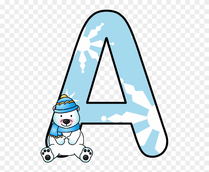Ch B *✿* Alfabeto Winter De Kid Sparkz - Alfabeto Winter The Kid Clipart