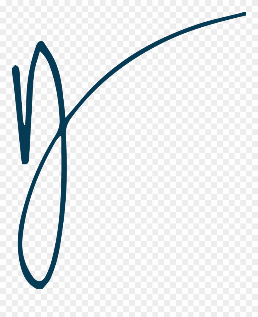 David Signature Dark Blue Clipart