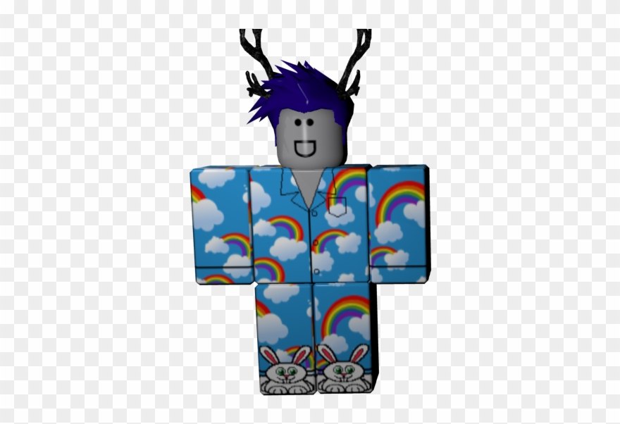#roblox #robloxian #pajamas #blue #gfxer #pajamabottoms - Illustration Clipart