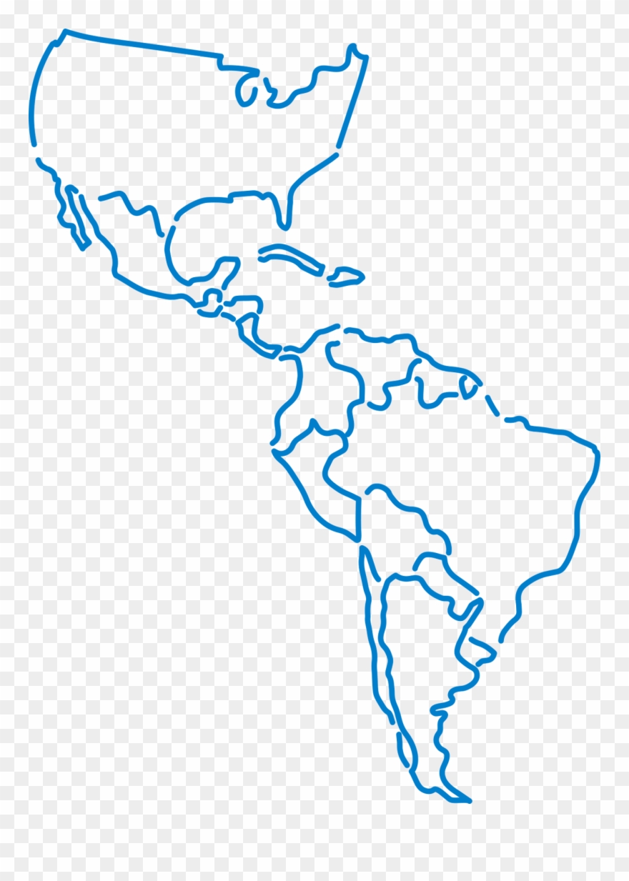 Rotoplas - World Political Map Contour Clipart