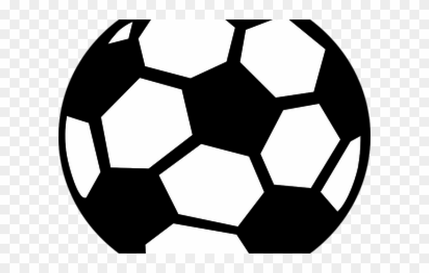 Golf Ball Clipart Black And White - Blue Soccer Ball Clip Art - Png Download