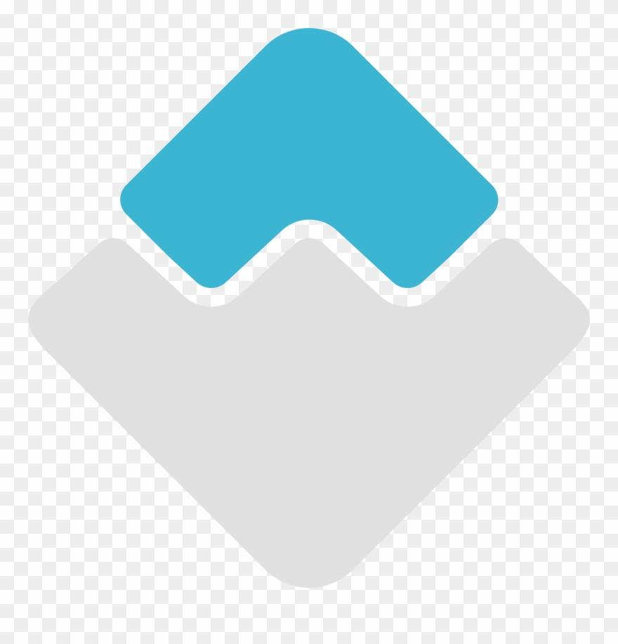 Waves Logo Coin1 - Waves Crypto Clipart