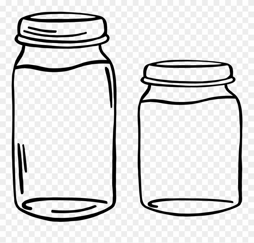 Jar Clipart Png - Glass Container Clipart Transparent Png