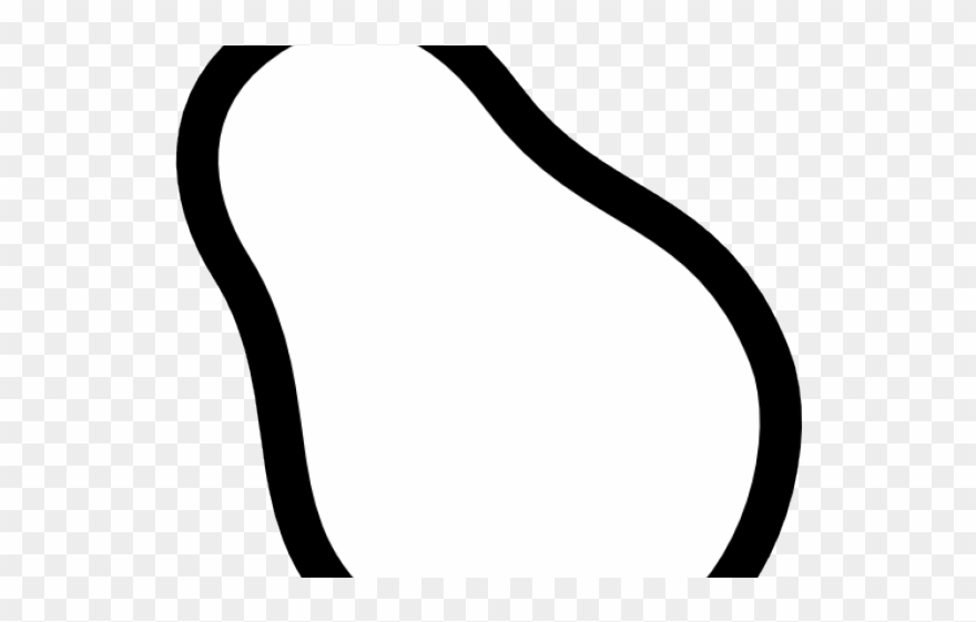 Pear Clipart Pear Outline - Png Download