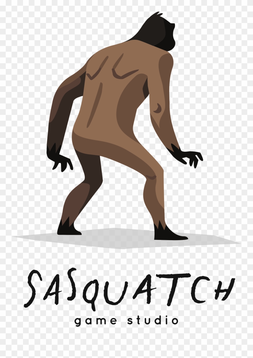 Vertical-sasquatch - Illustration Clipart