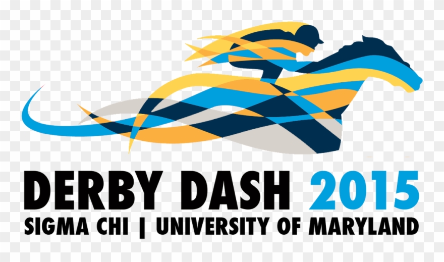 Sigma Chi Derby Dash - Horse Racing Clipart