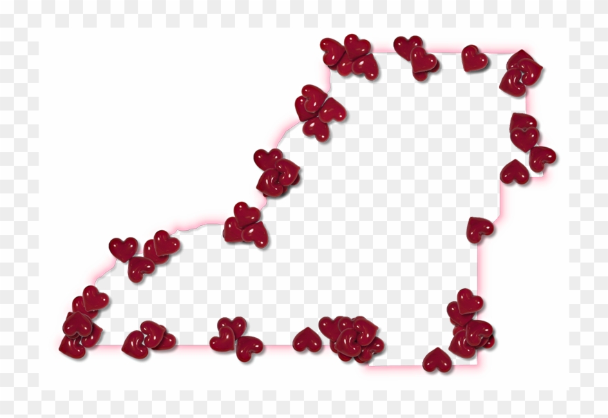 A Map Of Leon With A Pink Glow Outline And Randomly - Floral Design Clipart