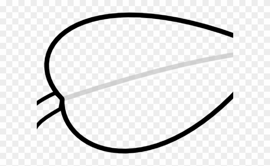 Leaf Clipart Outline - Png Download