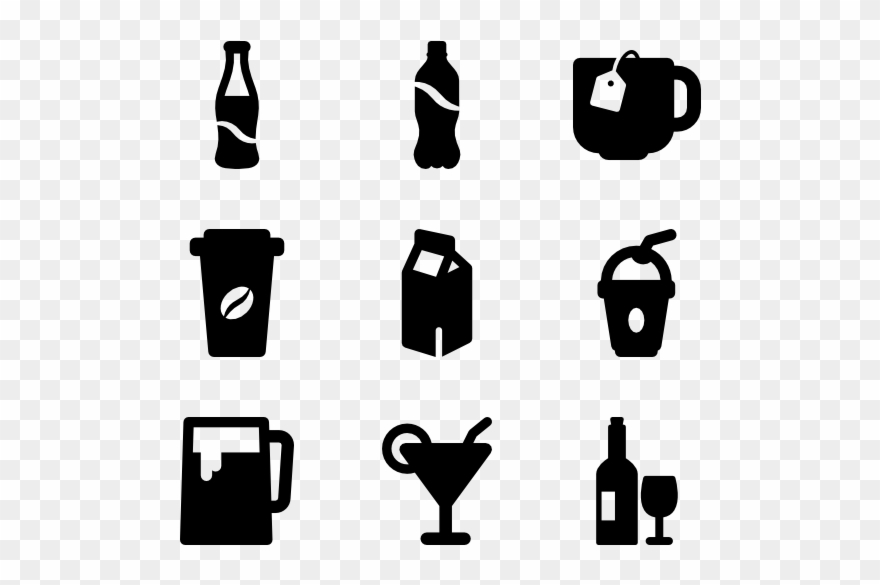 Drinking - Icons Drinking Clipart
