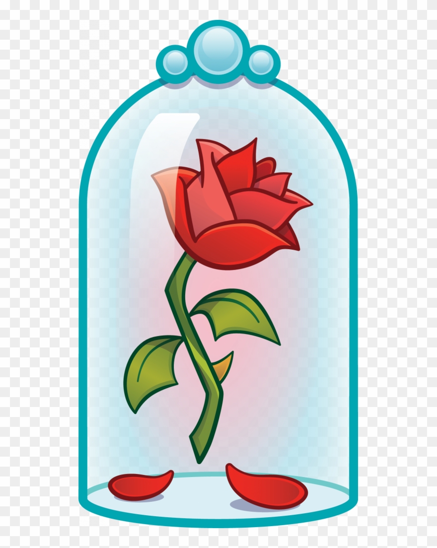 Next - Cartoon Beauty And The Beast Flower Clipart