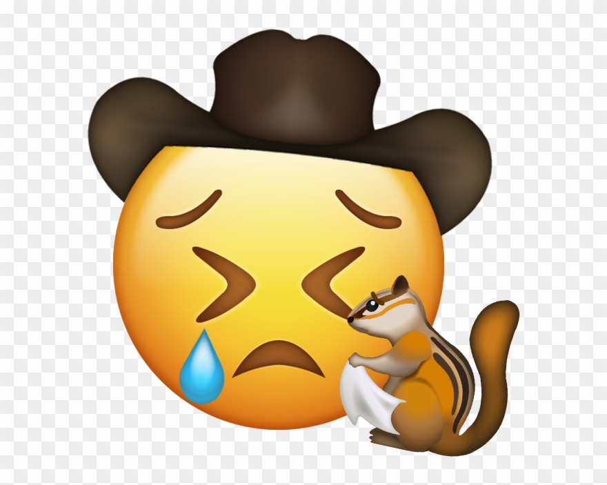 Pick Your Head Up Queen Your Cowboy Hat Is Falling - Cowboy Emoji Clipart