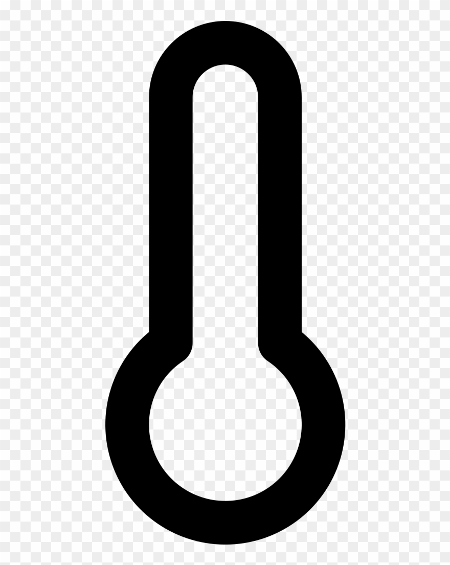 Feather Weather Thermometer - Ícone Termometro Clipart