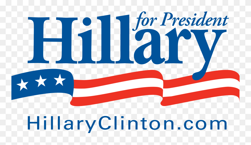 Download - Hillary Clinton For President Transparent Clipart