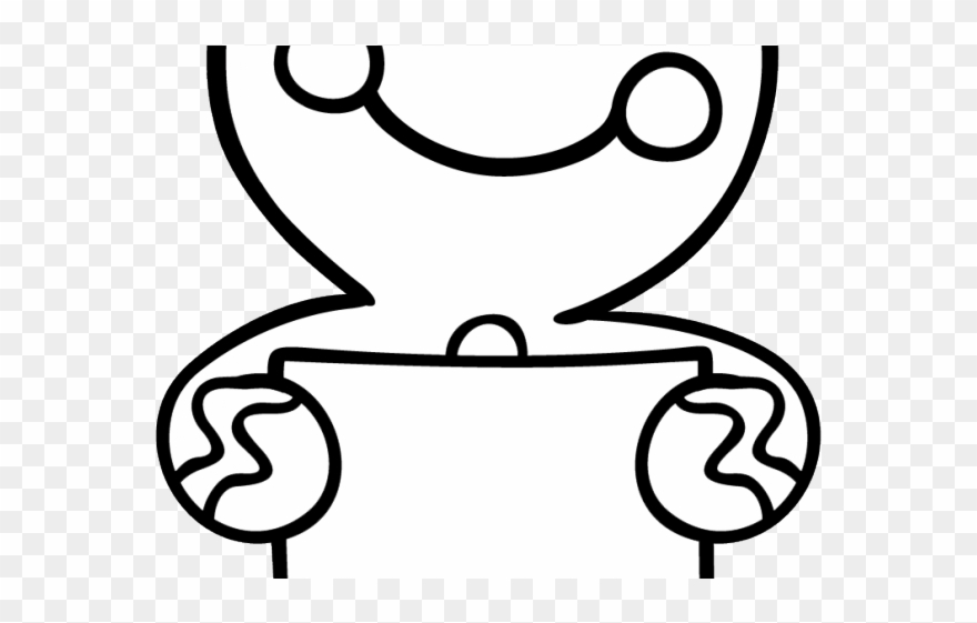 Gingerbread Clipart Head - Christmas Colouring Gingerbread Man - Png Download