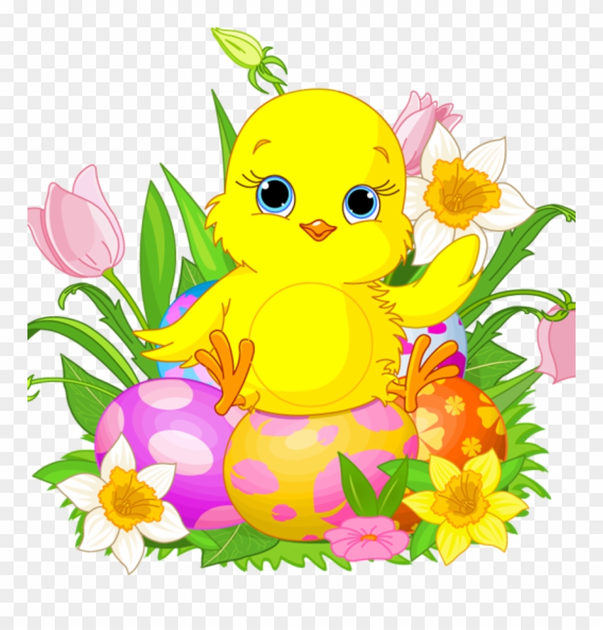 Easter Images Free Clip Art Web Design Development - Cartoon Chick Easter - Png Download